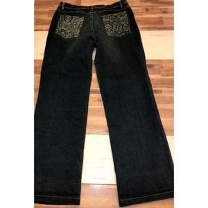 ITALIAN MENS Dismero Jeans 33 Mens 33 x 29 DESIGNER MADE IN ITALY DARK WASH